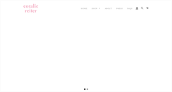 Desktop Screenshot of coraliereiter.com